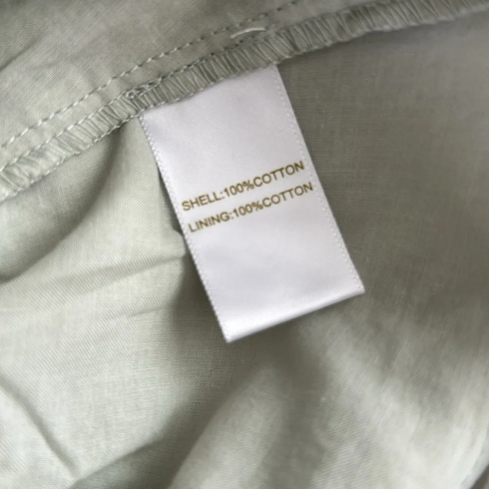 Caroline  Constas Sage Green Embroidered Women's Top 100% cotton - Picture 7 of 11